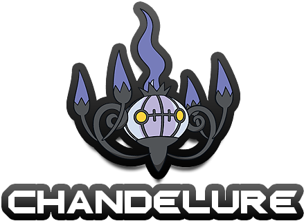 Bljyasp - Chandelure (500x350), Png Download