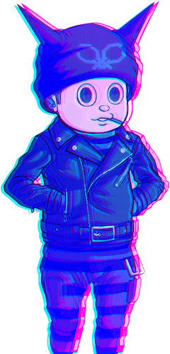 Vaporwave Squad - Danganronpa Memes (540x540), Png Download