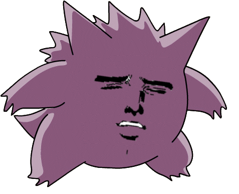 Permalink - Pokemon Gengar (500x400), Png Download