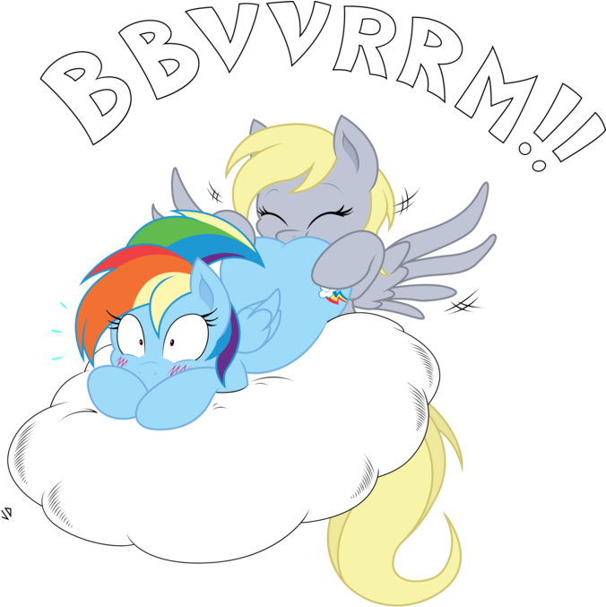 Rainbow Dash Derpy Hooves Pinkie Pie Pony Cartoon Mammal - Google+ (680x690), Png Download