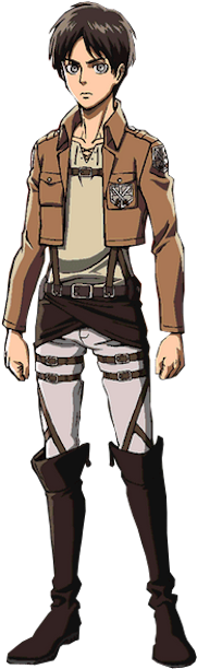 Eren Yeager Snk - Eren Jaeger Costume (300x611), Png Download