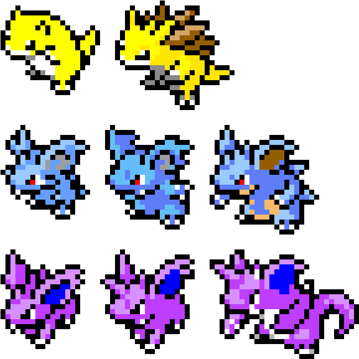 Gen1 Pokedex - Pixel Art (770x760), Png Download