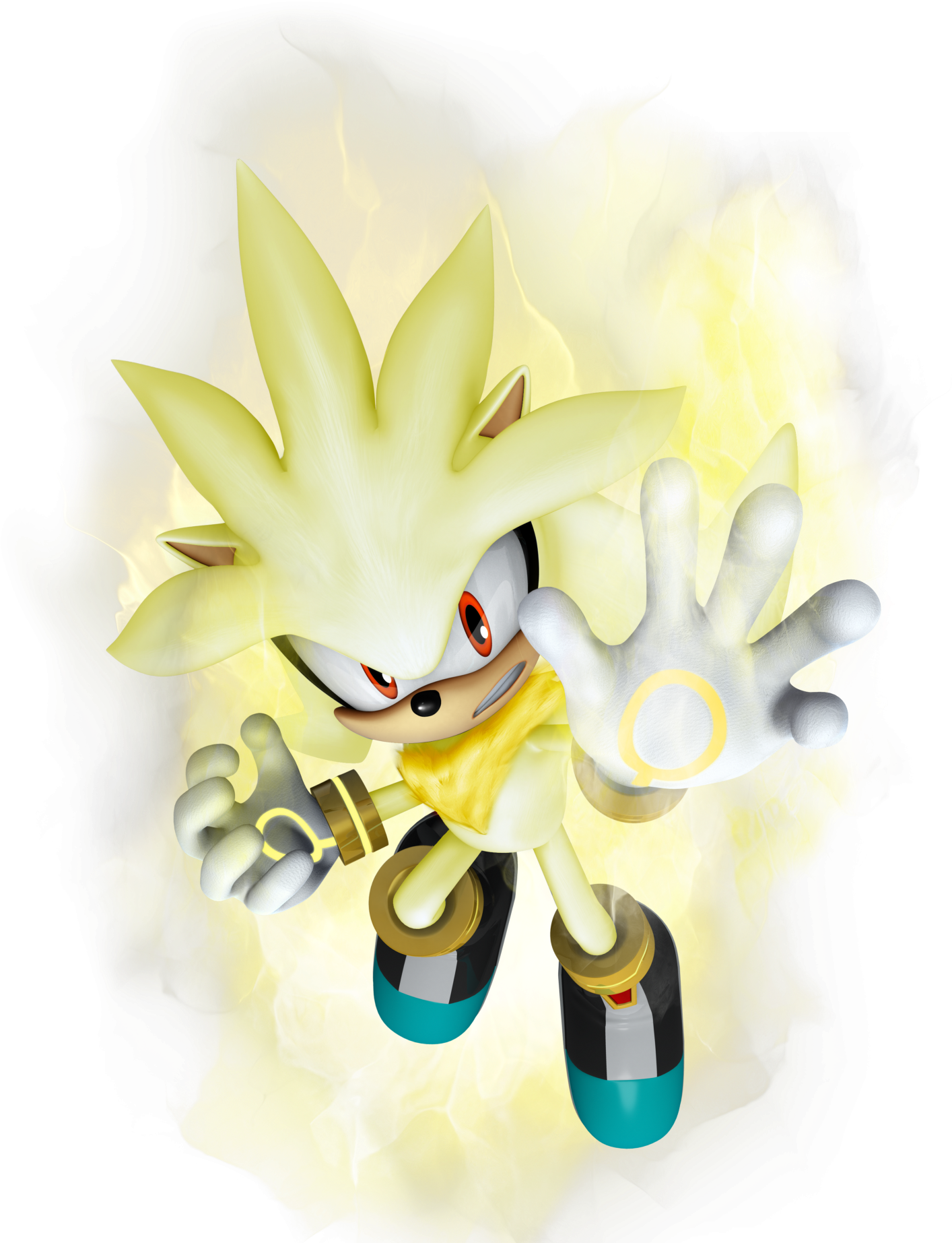 Sonic The Hedgehog - Silver (1699x1860), Png Download