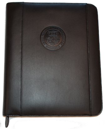 Leather-binder - Wallet (336x413), Png Download