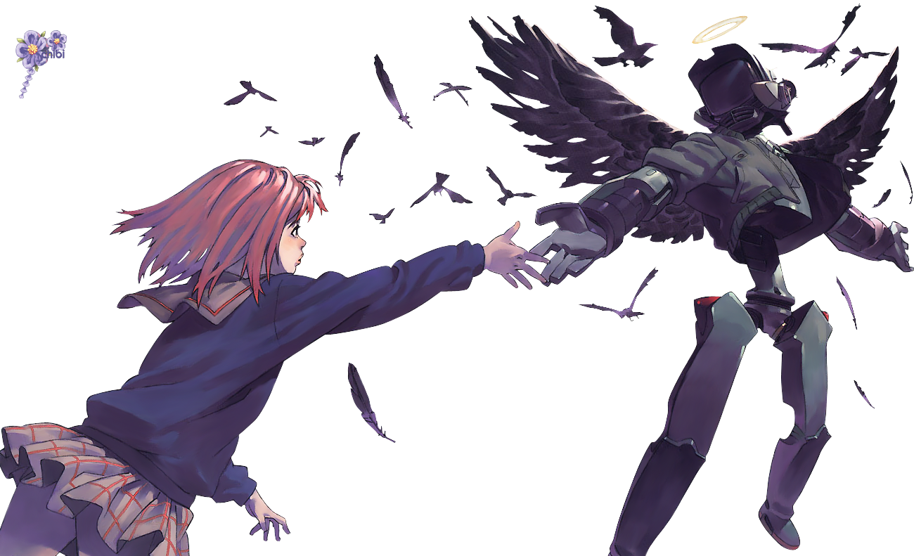 09 755k Fate Stay Night 2 07 Dec 2010 - Flcl Canti And Mamimi (1300x791), Png Download