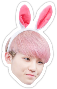 Kpop Pink Hair Boy (375x360), Png Download