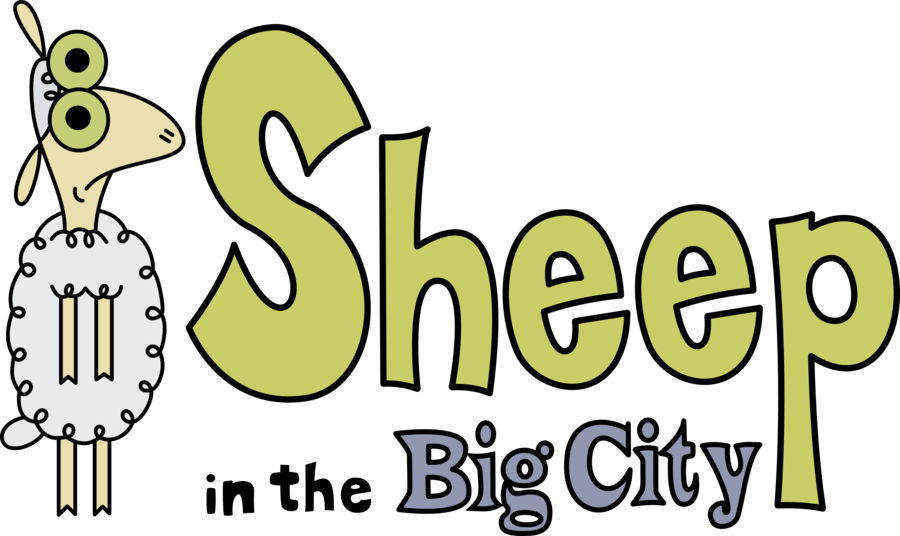 Sheep In The Big City Logo Clipart Sheep Cartoon Network - Sheep In The Big City Logo (900x536), Png Download