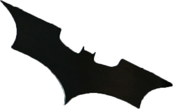 Batarang - Batman Batarang Png (594x374), Png Download