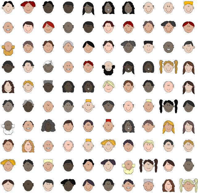 The Api - Face Parts Png (650x640), Png Download