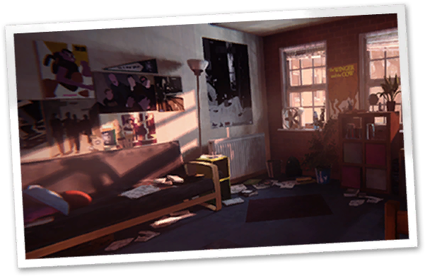 Max's Bedroom - Life Is Strange Bedroom (652x424), Png Download