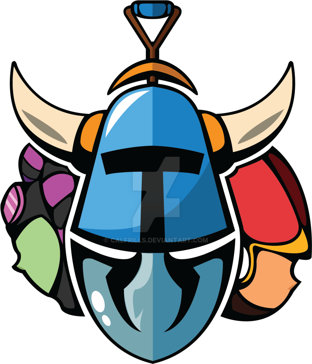 Shovel Knight And His Girls - Shovel Knight Vector (1024x1276), Png Download