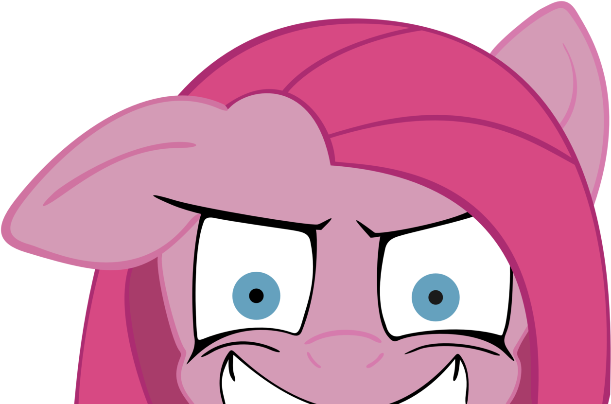 Agnara, Evil Grin, Pinkamena Diane Pie, Pinkie Pie, - Crazy Pinkamena Diane Pie (1280x832), Png Download