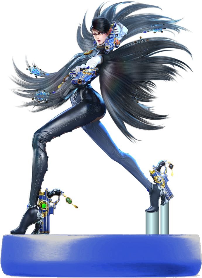 Bayonetta Amiibo - Bayonetta Juego (1542x1557), Png Download