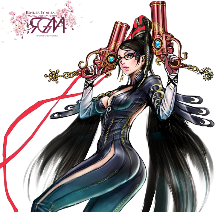 Clipart Free Bayonetta Transparent Long Hair - Bayonetta Png (726x709), Png Download
