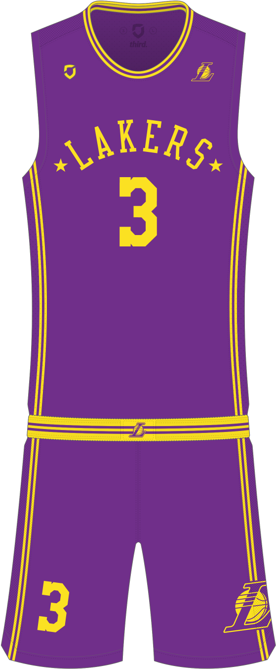 Los Angeles Lakers Alternate - Sports (1000x1500), Png Download