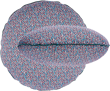 Small Round Pepper Cushion - Illustration (600x600), Png Download