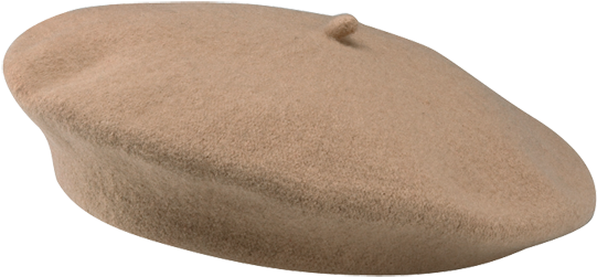 10 1/2 Inch Beret - Suede (540x425), Png Download