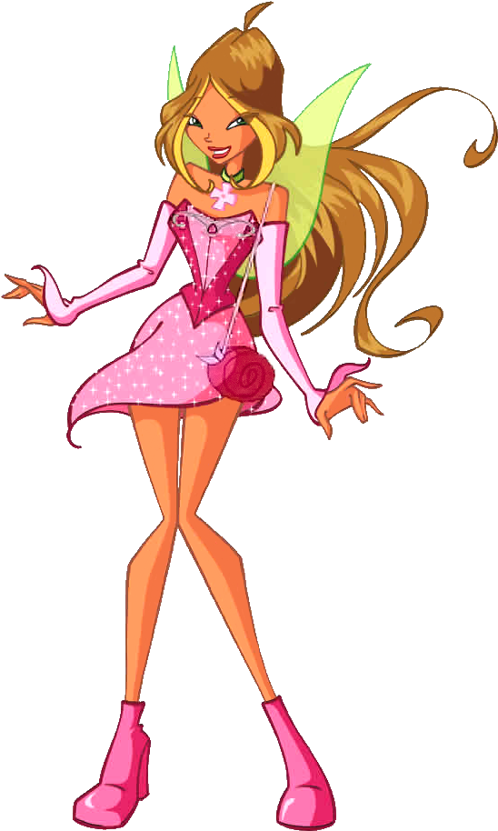 Stock Art - Flora Winx Club Season 1 (566x923), Png Download