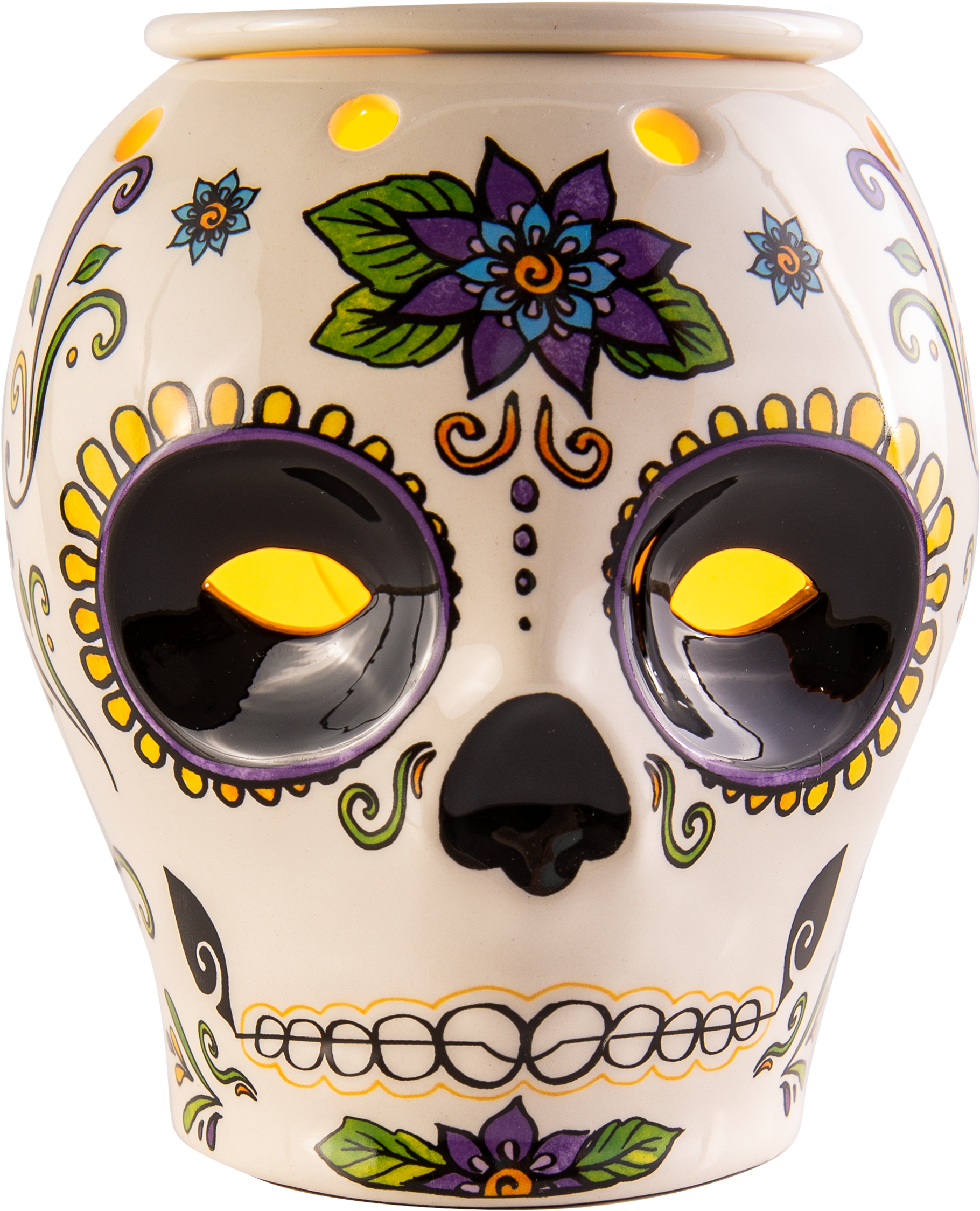 Scentsationals Day Of The Dead Full-size Wax Warmer - Day Of The Dead Wax Warmer (2400x2400), Png Download