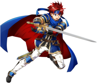 Full Attack Roy - Roy Fire Emblem Heroes (340x388), Png Download