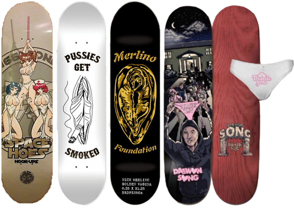 But This Isn't An Article About Female Skateboarders - Skateboard Deck (1024x723), Png Download