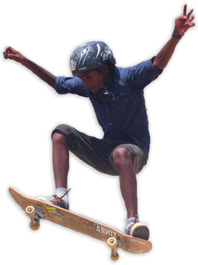 The Sisp Kovalam Skateclub Is Located In Kovalam, India - Skateboard Wheel (687x930), Png Download