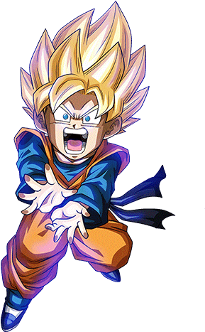 Kid Trunks And Goten Kamehameha - Goten Super Saiyan Kamehameha (426x568), Png Download