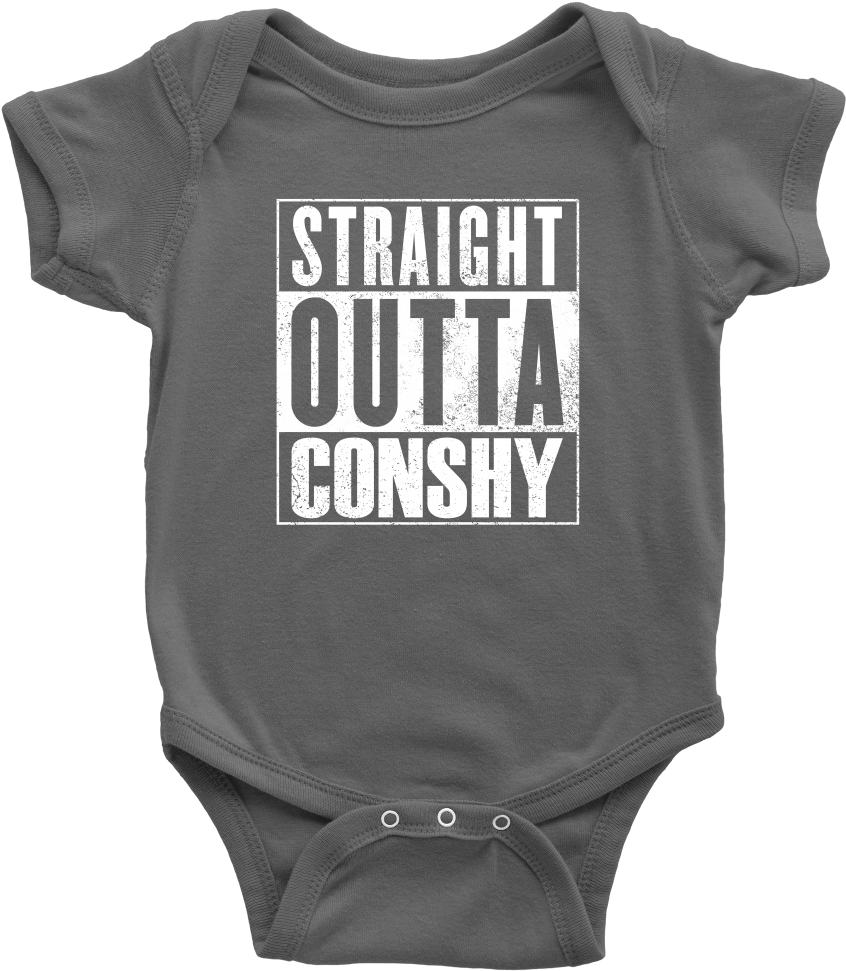 Straight Outta Conshy Onesie - Legend Of Zelda Straight Outta Hyrule - Twilight Princess (1000x1000), Png Download