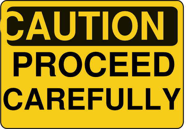 Caution - Free Clip Art Caution (600x417), Png Download