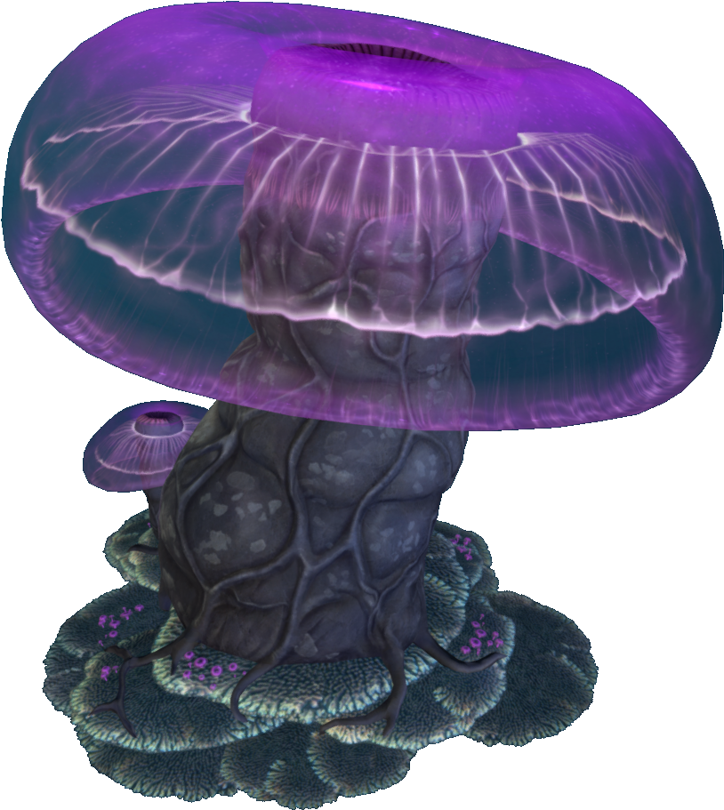 Jellyshroom - Mushroom Jellyfish (900x950), Png Download