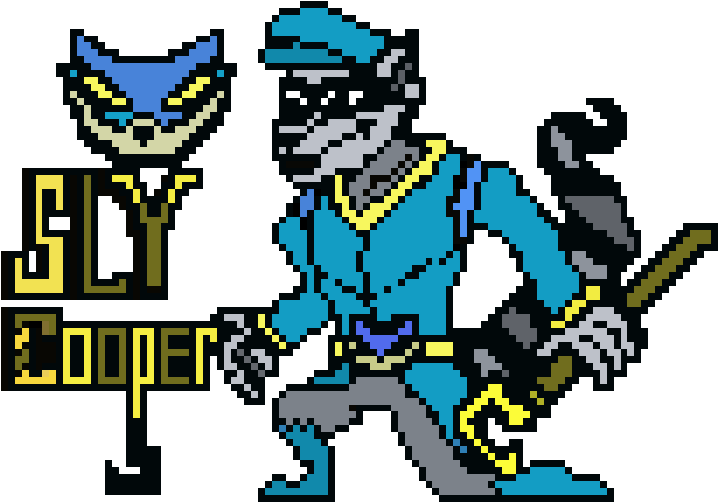 Sly Cooper- The Thief - Cartoon (1110x810), Png Download