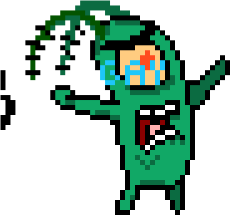 Plankton - Fortnite Pixel Art Minecraft Grid (540x540), Png Download
