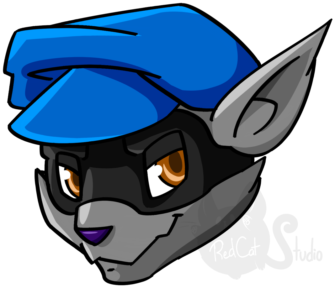 Warmup Doodle - Sly - Cartoon (1240x1145), Png Download