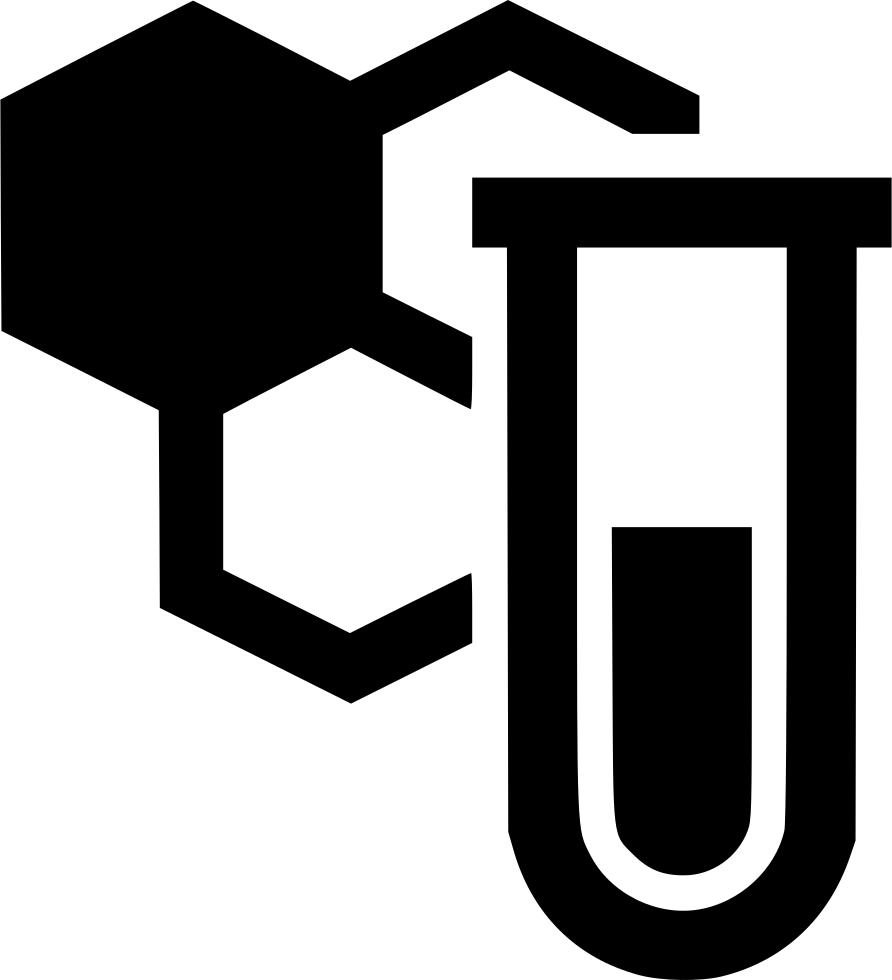 Test Tube Atom - Icon (892x980), Png Download