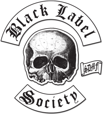 Official Black Label Society Colors Back Patch Set - Black Label Society Logo Png (398x398), Png Download