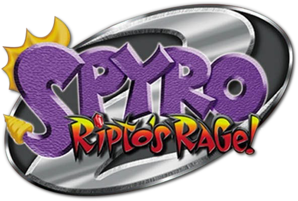 Spyro 2 Ripto's Rage Logo - Spyro 2: Ripto's Rage (590x399), Png Download