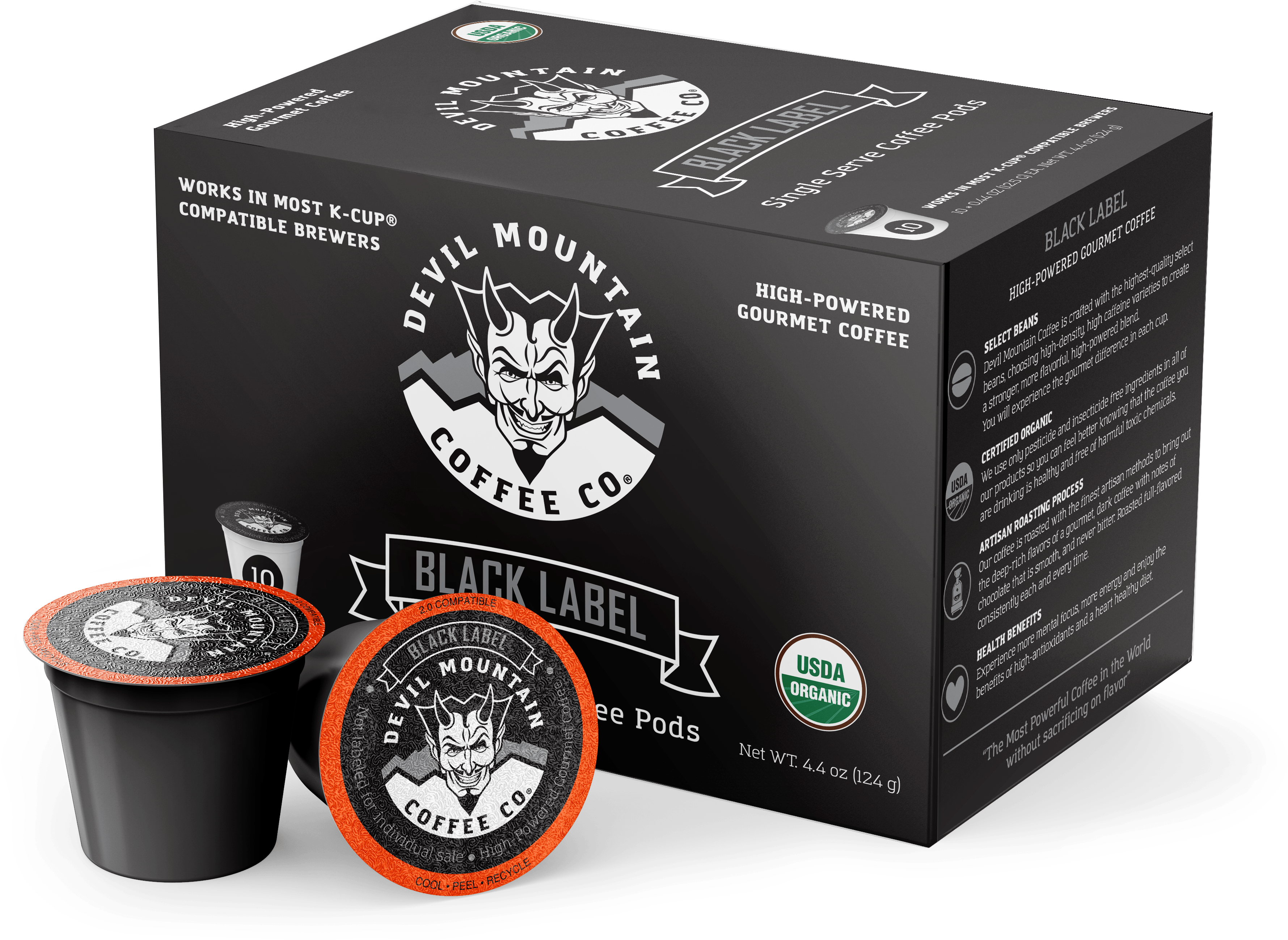 Black Label K-cups, 10 Ct (4000x4000), Png Download