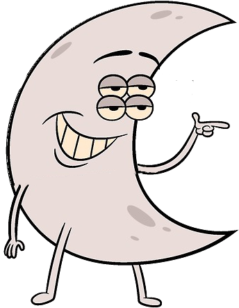 No Shades Mooon Man - Moonman Uncle Grandpa (388x486), Png Download