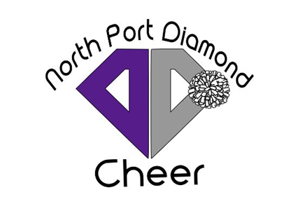 North Port Diamond Cheer Association (500x300), Png Download
