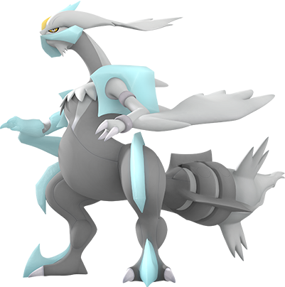 646kyurem-white 3d Pro - Legendary Pokemon 3d Png (401x404), Png Download