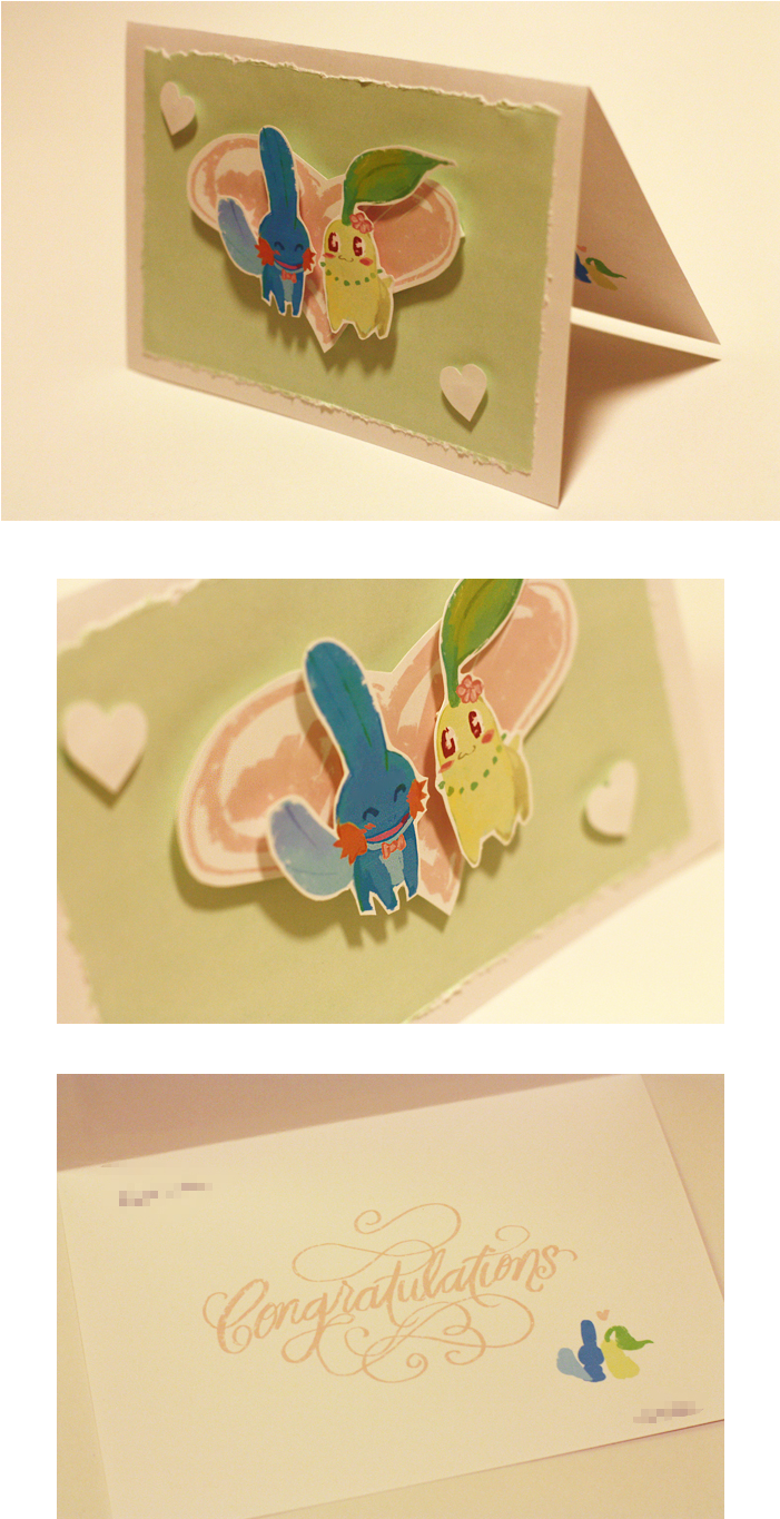 3d Pokemon Wedding Card - Wedding Invitation (803x1419), Png Download