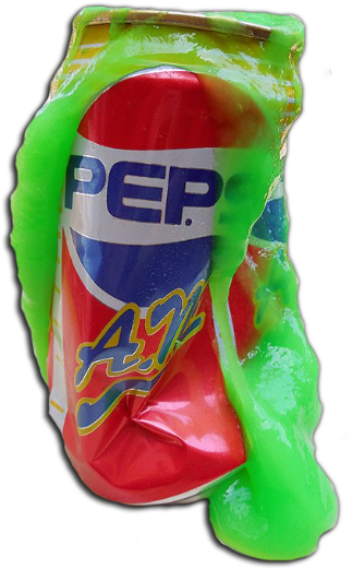 Lol Acid 90s Png Slime Slimepunk Pepsi Seapunk Cocacola - Vaporwave Coca Cola Png (418x534), Png Download