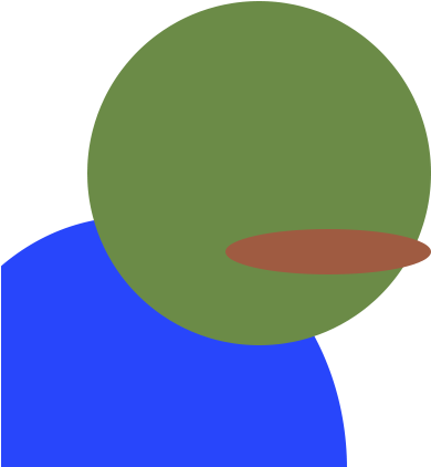 Minimalist Pepe (497x538), Png Download