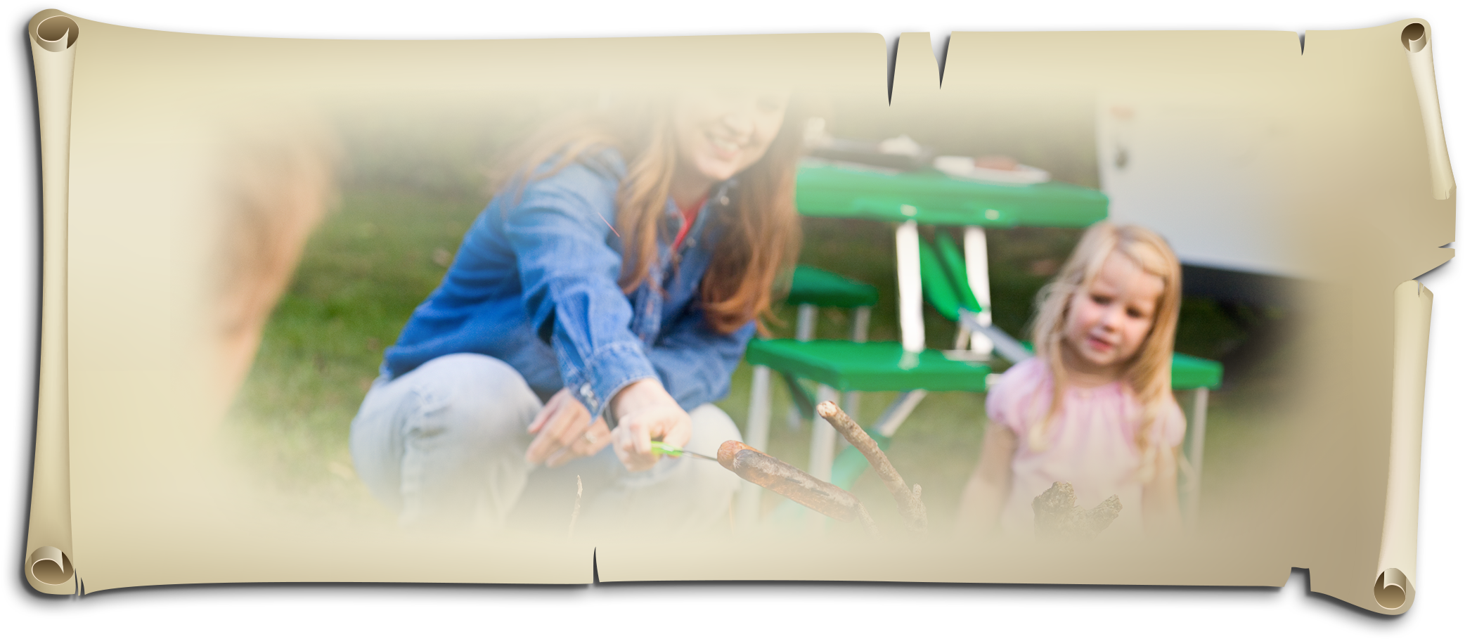 Amazing Hot Dog Roaster Branch - Girl (2167x948), Png Download