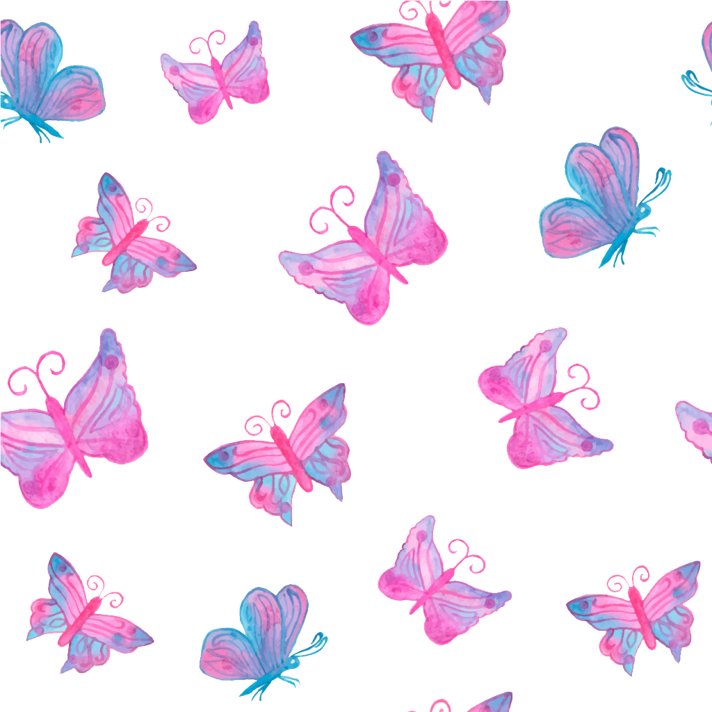 Butterfly Drawing Watercolor Painting Clip Art - Diseño De Mariposas (1024x1024), Png Download