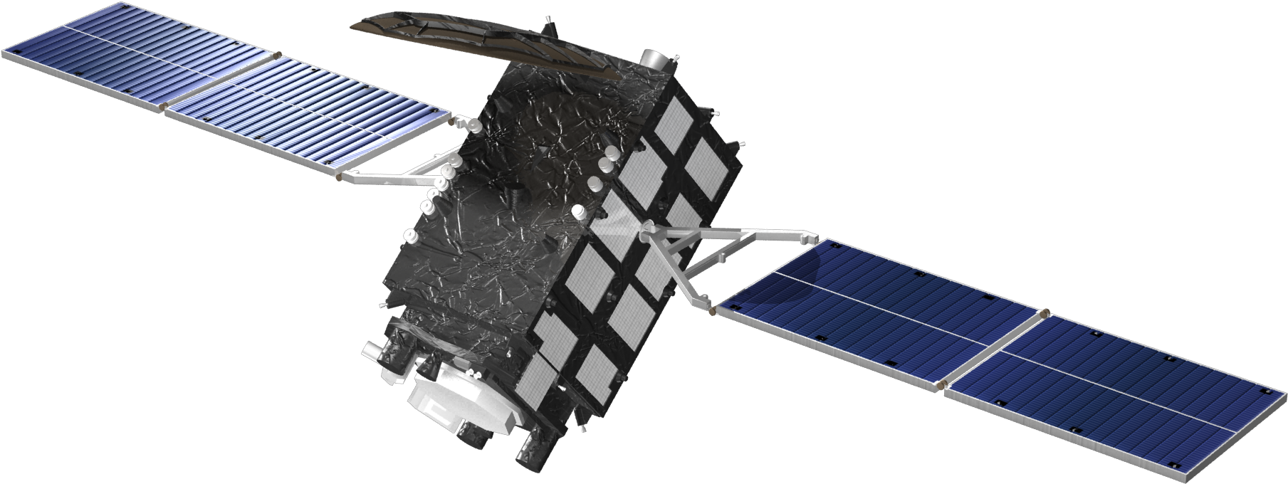 Qzs, Type 8 With No Background - Satellite No Background (1920x1080), Png Download