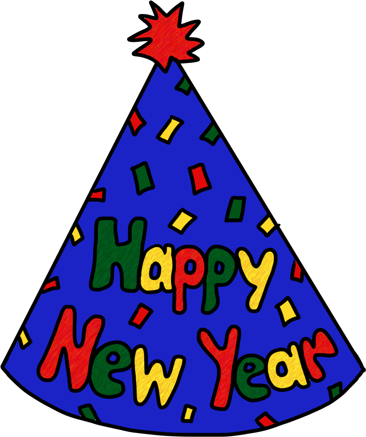 No School, Monday, January 15th-martin Luther King - New Year Hat Clip Art (1376x1600), Png Download