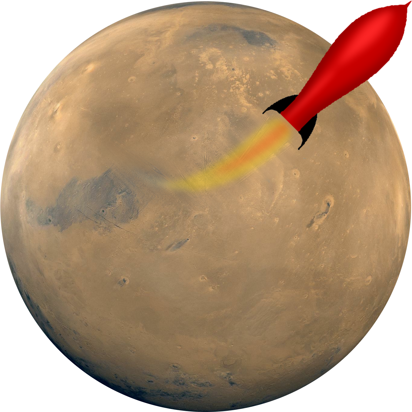 Master Png, 1373 X 1374 Pixels, Over 2 Meg - Mars From Earth Transparent Background (1373x1374), Png Download