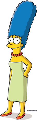 Marge Simpson (300x463), Png Download