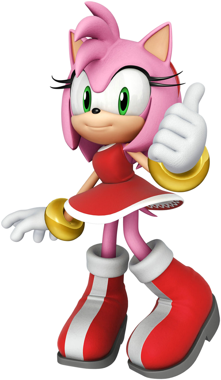Amy Rose - Amy Rose Sonic Png (850x1350), Png Download